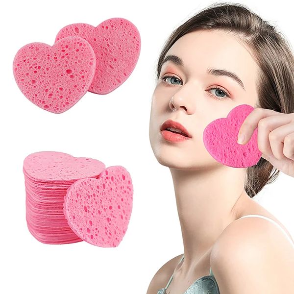 Dispositivos 20/50pcs corajas de face Removendo ferramenta de removedor de madeira natural celulose compressa compressa de lavagem facial de lavagem facial