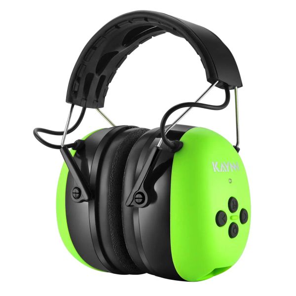 Aksesuarlar İşitme Koruma Müzik Kulaklıkları Bluetooth 5.0 Güvenlik Kulaklık Gürültü Kulaklıkları Yeniden şarj edilebilir 1500mAh Pil Biçer