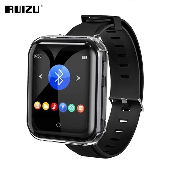 Spieler Ruizu M8 Bluetooth MP3 -Player mit Lautsprecher 8G 16G 32G Wearable Sports Music Player Support FM Radio Ebook Video Recorder