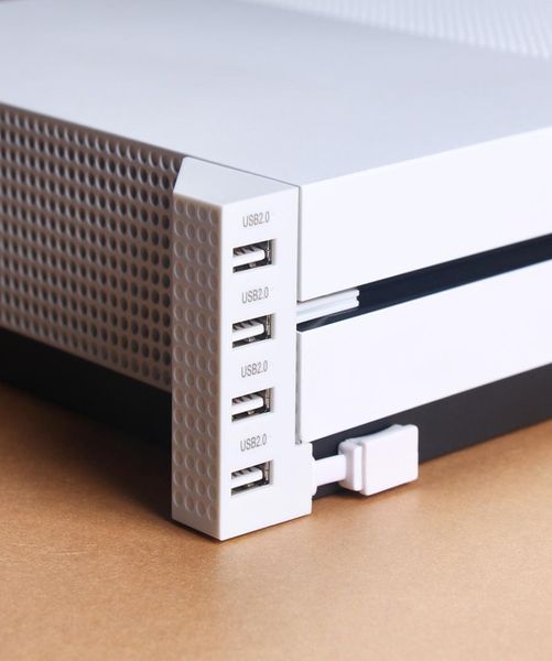 Microsoft One Slim USB HUB Xbox Ones Extender için Dört USB 20 Port Oyun Konsolu Aksesuarları 6276080