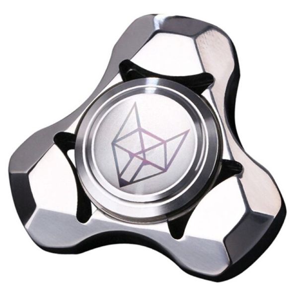 Paslanmaz çelik el spinner fidget sessiz yatak çinko alaşım metal top sessiz EDC oyuncaklar parmak gyro Rahatlama Stres Boy Noel Hediye 22263E