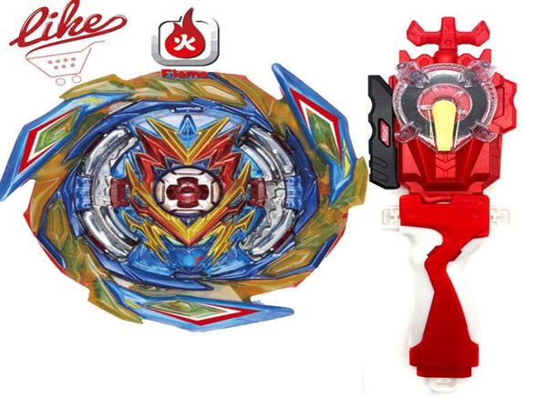 Laike Burst Superking Flame B163 Brave Valkyrie B163 Spinning Top mit Launcher -Griff -Set -Spielzeug für Kinder x05285649807