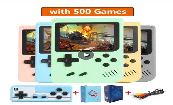 500 em 1 Gameboy Retro Video Video Game Console Handheld Game Portable Pocket Game Console de 30 polegadas Mini player handheld Player For Kids Presente5108659