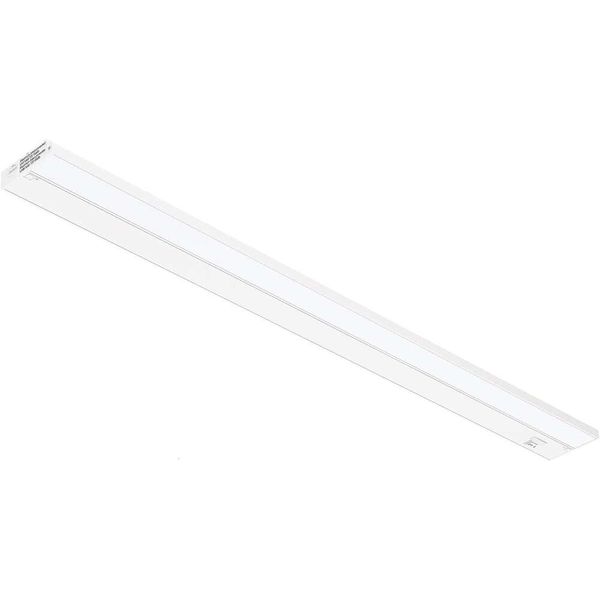 Moderno nichel spazzolato LED da 48 pollici sotto l'illuminazione dell'armadio con 3 livelli di colore dimmerabile - ETL elencato per la cucina e l'home office (bianco caldo, bianco morbido, bianco brillante)