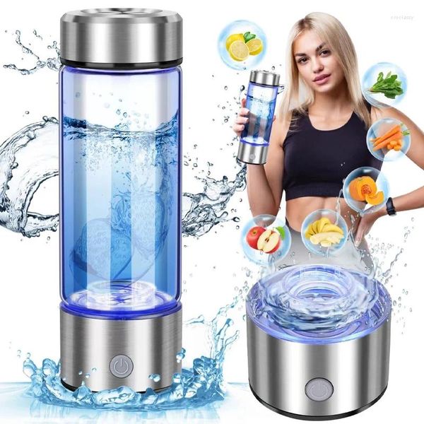 Wasserflaschen Wasserstoffreicher Tassengenerator Alkalische Hersteller wiederaufladbar Ionisator Flasche Super Titanfilter Antioxidans