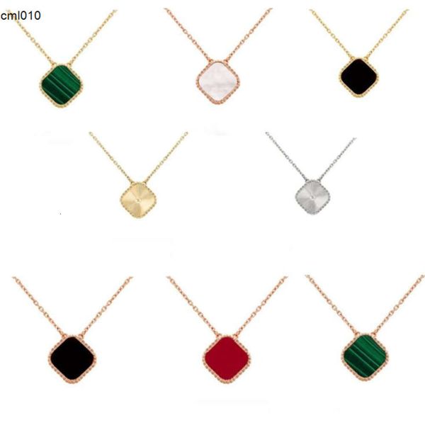 Frauen Klee Halskette Anhänger Halsketten Designer Schmuck Roségold Silberschalenketten für Mädchen Mode Planet Brithday Party Geschenke