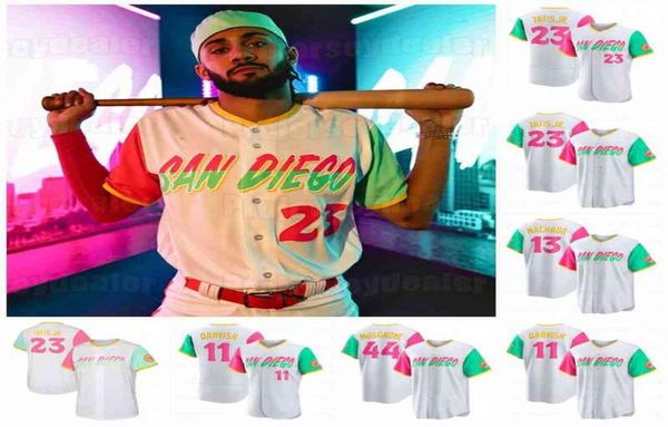 San Diego Fernando Tatis Jr 2022 City Connect Padre Jersey Manny Machado Jake Cronenworth Eric Hosmer Trent Grisham Haseong Kim 7171015