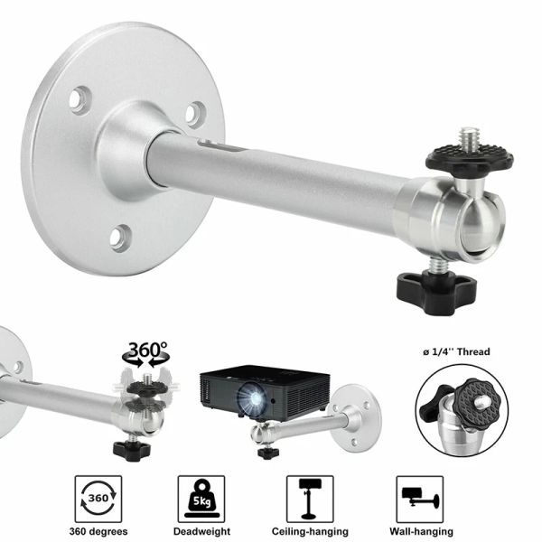 Parti Salange Mini proiettore Montaggio a parete Porta del soffitto Porta della staffa per YG300 J15 P62 Mini DLP Proiettore DLP DV Sicurezza Camera di sicurezza