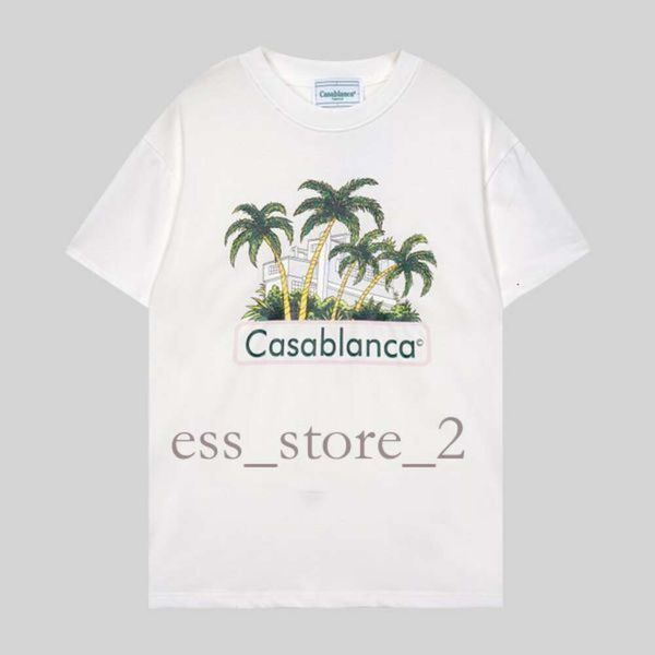 Camicia Casa Blanca Casablanc Shirt Casablancas Shirt Tennis Club Maglietta Designer Casablanca Casablanca Modalità Camiseta Tees Casual Kleidung Street Size S-3xl 24SS 300