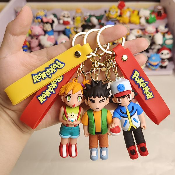 Linha de desenho animado de cartoon de PVC por atacado Kichain Toys Creative Anime Caractery Keychains