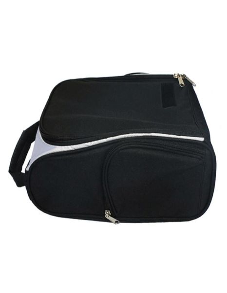 Bolsa de sapatos de golfe ao ar livre Bolsa de sapatos com zíper com bolsos laterais para bolas de golfe e outros acessórios2964445