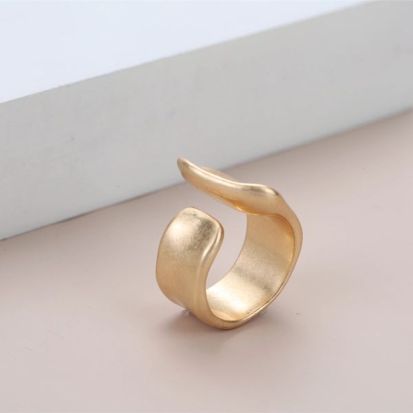 Bande Anslow Fashion Jewelry Brand Vintage Brand Apertura all'ingrosso Dimensioni regolabili amici maschio maschio gold gold anello di dito basso 0069ar