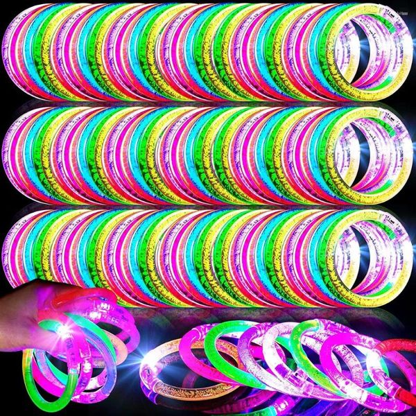 Decorazione per feste 10/20/30/40/50pcs Glow in the Dark Supplies for Kids Adults Sticks Neon Bombons