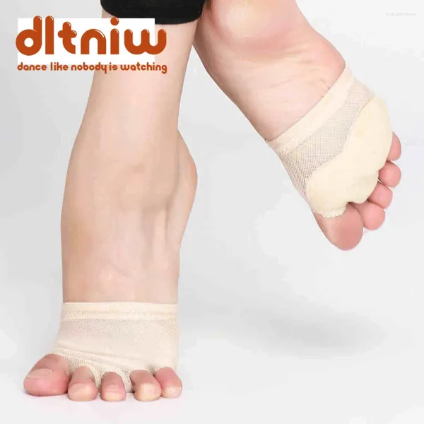 Dans Ayakkabıları Beş Delik Profesyonel Belly Toe Pad Modern Yarım Lirik Sandalet Pençeleri Ayak Tangaları