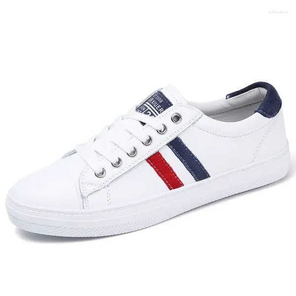 Scarpe casual da donna sneaker in pelle vera da donna donna sport alla moda donna vulcanizzata donna piatta bianca da donna