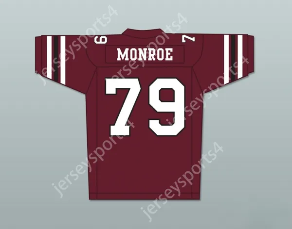 Personalizado qualquer nome Número masculino Juventude/crianças Jamal Duff Clarence Monroe 79 Boston Rebels Home Football Jersey Inclui Patch da liga Top Stitched S-6xl