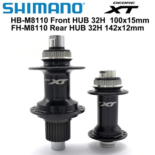 Partes Shimano Deore XT M8110 12 CUVENTE DE VELOCIDADE 32H CENTER LOCK 148X12MM BOOST 142X12MM 100X15MM MICROME