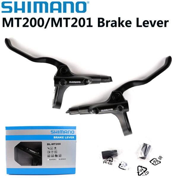 PARTI SHIMANO BL MT200 MT201 Leva del freno idraulico per manico del freno per biciclette MTB Mountain Bicycle 22,2 mm Shimano Originale