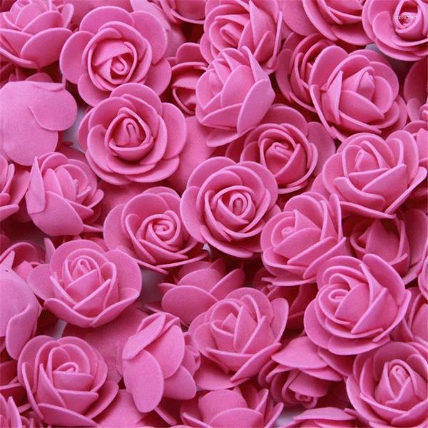 Fiori decorativi 500 pezzi Occigliata Orso di rose da 3,5 cm Decor antidrus