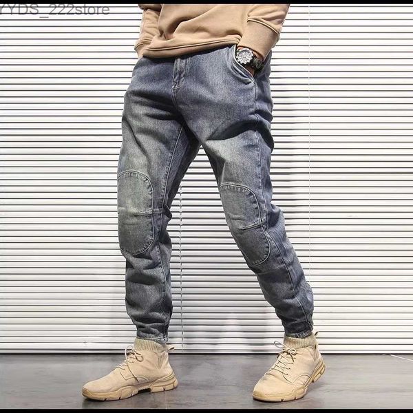 Jeans femminile 2023 cinese Capodanno da uomo estivo jeans in stile retrò leisure da uomo jeans sciolto di beni di lusso pantaloni da uomo Tide Tide YQ240423