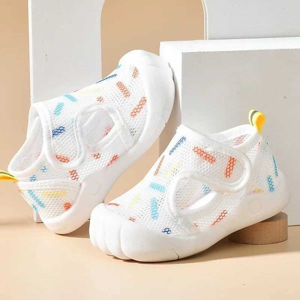 First Walkers Summer Air Mesh Sandals per bambini sandali da 1-4t baby unisex casual scarpe anti-slittata sola sola prima camminato