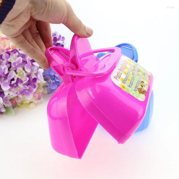 Abbigliamento per cani Candy Candy Color Plastic Plastic Pick Up Device Pooper Scooper