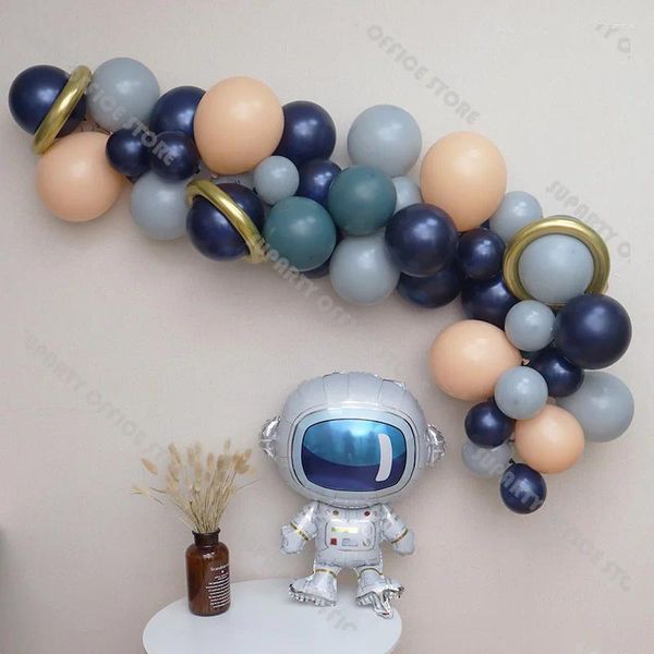 Decorazione per feste 61 pezzi di palloncino fai -da -te garland kit galaxy space a tema per bambini baby shower 2 ° compleanno boho spiaggia palloncini