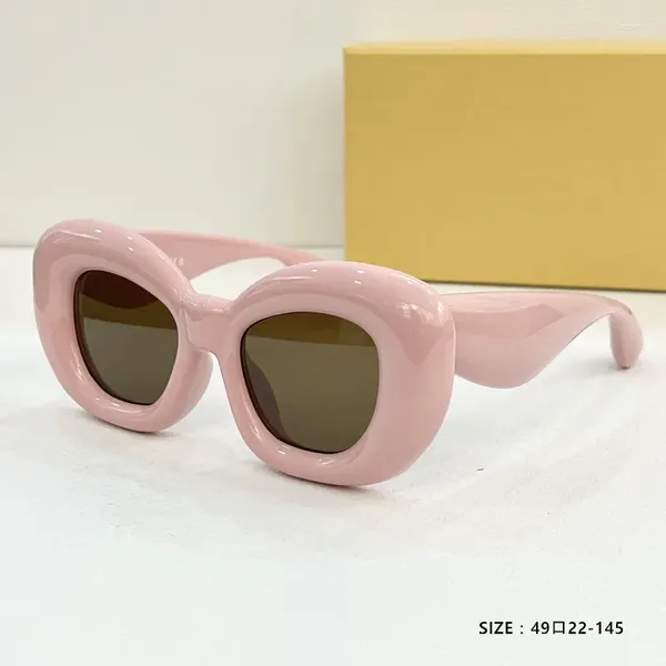 Sonnenbrille einzigartige bonbonfarbene sexy Lippe für gelbe W40100i-Stufe Punk Hip-Hop für Männer.