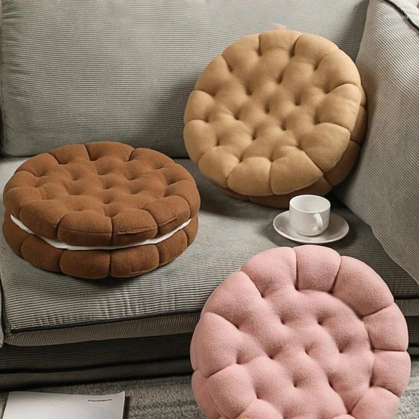 Kissen 35x35cm Cookie Fashion Sandwich kreatives süßes Sofa Büro Nickerchen weich und komfortabel 1pc