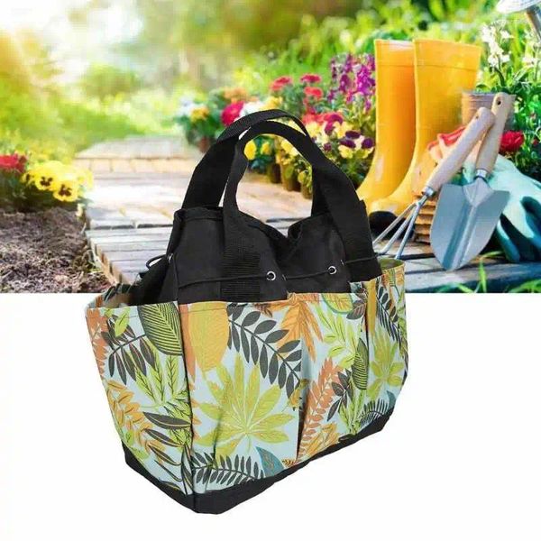 Bolsas de armazenamento Organizador de bolsa de ferramentas de jardinagem multifuncional Organizador de jardim ao ar livre