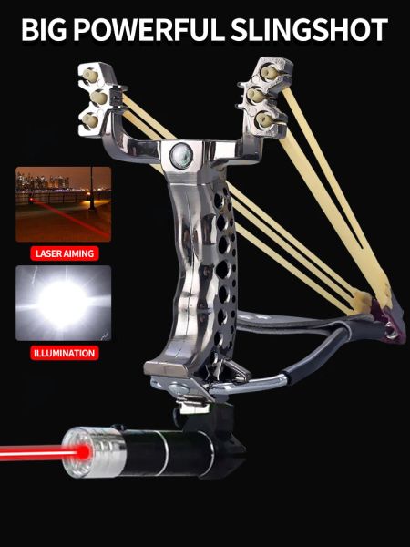 Acessórios Wildhunt Big poderoso poderoso Slingshot Sports Sports Outdoor Fishing Bow Slingshot Catapulta Hunting Cross Beaching Shoting Slingshot