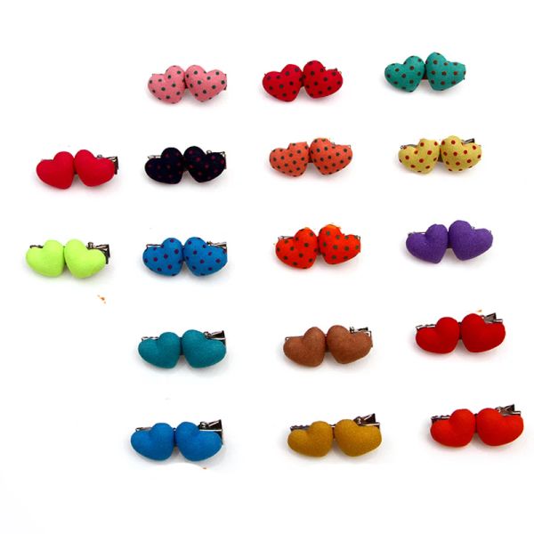 Accessori per la toelettatura Accessori adorano Little Botton Pet Clip Autunno Ornamenti Bellezza Essential Yorkshire 50PCS