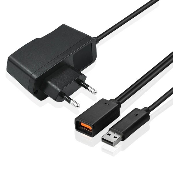 Chargers AC 100V240 V Adattatore di alimentatore Adattatore USB Caricamento di ricarica per Microsoft per Xbox 360 Kinect Sensor Plug UE