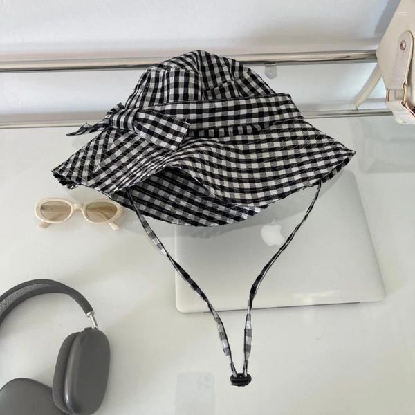 Cappelli larghi brim Summer Hat Hat Fashion Hun Shade Folleble Sunelbry Cap Show Piccole caratteristiche del viso