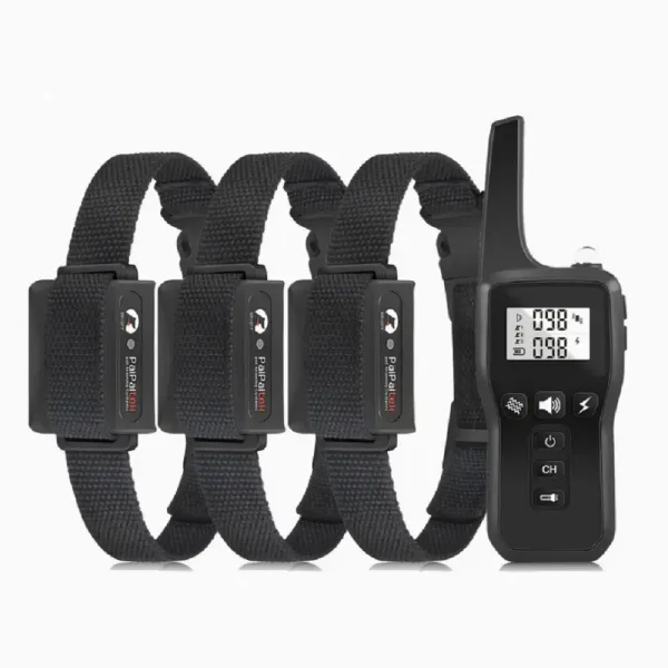 Collar per shock per cani per 3 cani, gamma di controllo da 3600 piedi, collare per cani con 3 modalità di addestramento, colletto di addestramento per cani impermea