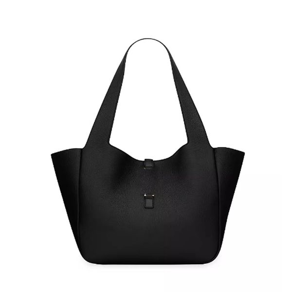 Черная сумка для покупок бродяга с плечами bea in grainde leather tote satch designer desgraguer gold wardware occessory