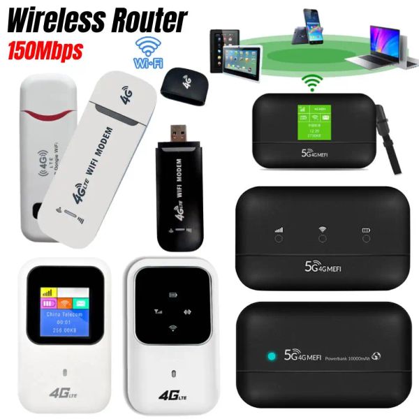 Маршрутизаторы LTE Router Mobile Wi -Fi Router 150 Мбит / с беспроводной маршрутизатор с SIM -картой CAR Cottage Mobile Wireless Hotpot Unlimited Internet Internet