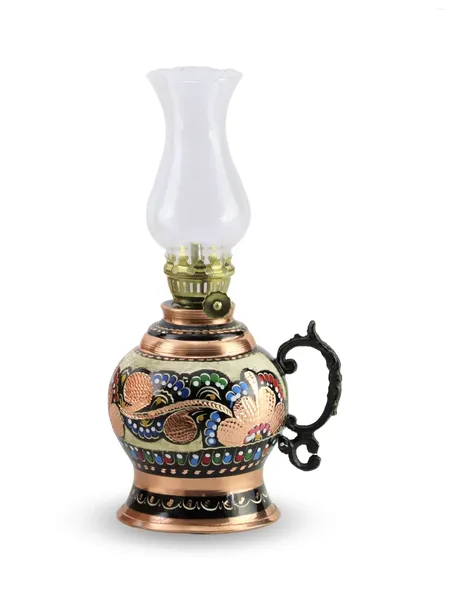 Candele Morya Lanterns Lanterne Olio Lampada classica Famiglia Retrò Luci decorative Accessori per la casa Accessori per la casa Candele di vetro Glass Vintage