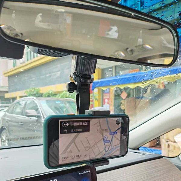 Celular monta suporte para suporte para o suporte de carro de 360 ​​graus de 360 ​​graus espelho retrovisor espelho GPS AUTO SUPORTE PELELO DE TELEFONE