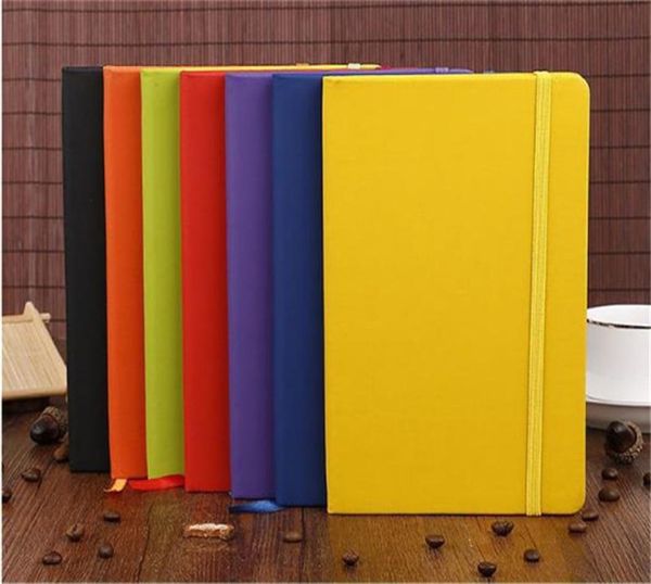 Caderno de capa dura Revista Premium Premium de grossa Classic Notebook PU Livro de composição grande forrado 1422122cm 1009341979