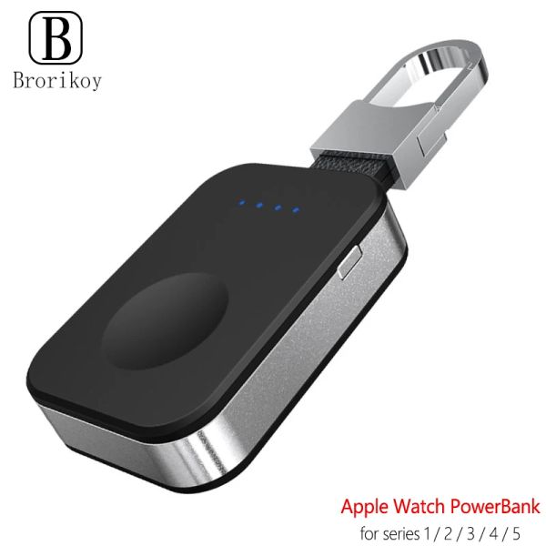 Ladegeräte Wireless Ladegerät 950mah Power Bank für Apple Watch 8 magnetische tragbare Powerbank Dünne externe Batterie für iWatch 3 4 5 6 7 SE