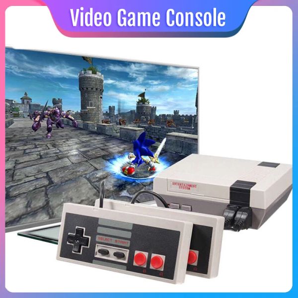 Console di videogiochi console, console NES retro a 8 bit, giochi incorporato 620, supporto a doppio giocatore, output della TV, regalo per bambini