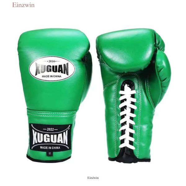 Luvas de boxe profissional de engrenagem de proteção Luvas de combate gratuitas para homens para homens Mulheres de alta qualidade Muay Thai MMA Boxing Training Equipment 906