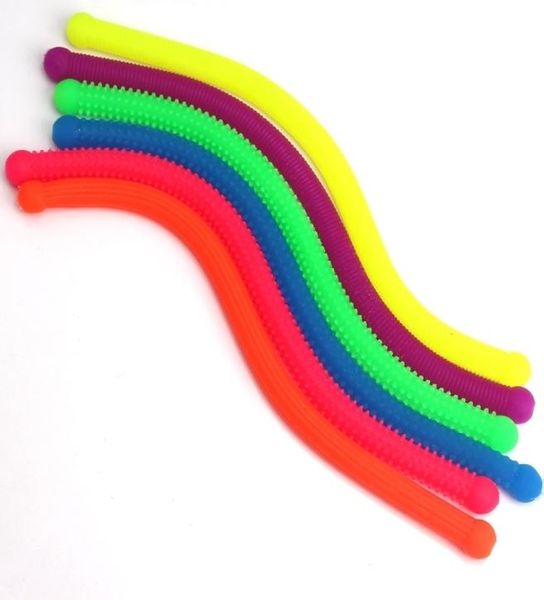 Giocattoli di sollievo da stress rotondo testa tpr corda di noodle corda elastica morbida materiale di protezione ambientale pasta giocattolo H26RHG73824335
