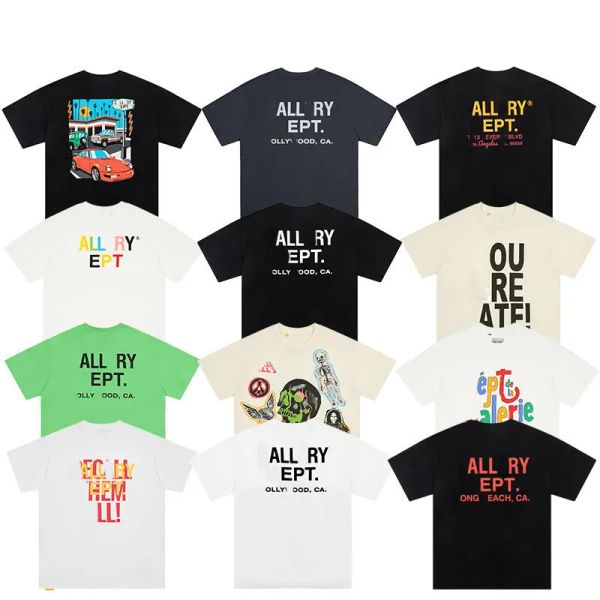 Neues Allyept-T-Shirt rundes Nackenmuster Buchstabe gedruckte reine Baumwoll-T-Shirts für Männer und Frauen-T-Shirts Pullover Kurzärärmische Sport-T-Shirt-Hemden halbe Ärmelkleidung