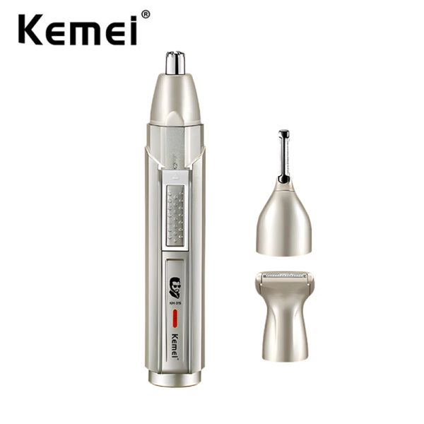 Trimmer kemei naso e orecchio per capelli uomini e donne professionisti professionisti USB ricaricabile ricaricabile per la barba per la barba kit di toelettatura trimmer