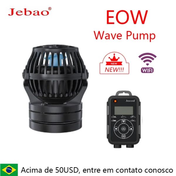 Acessórios Novo 2023 Jebao Fish Tank Wave Bomba Eow Elw água do mar aquário aquário Wi -Fi Surf Bomba Bomba Oxigenação Bomba Frequência Super Silencioso