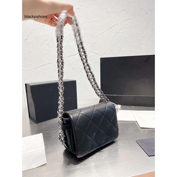 Chanellly cchanel Chanelllies CC Classic Old Bag Students Alunas Quilting 23SS Mini Anos Mesh Chain Espesso Classic Flap Crossbody Bag Calf Luxury Designe 8mia