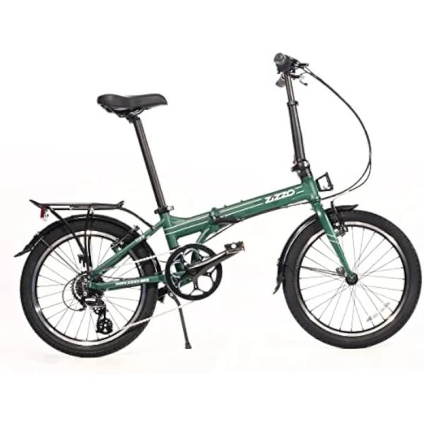 Lichter Zizzo Forte Heavy Duty Folding Bikelightweight Aluminium Frame Echtes Shimano 20 -Zoll