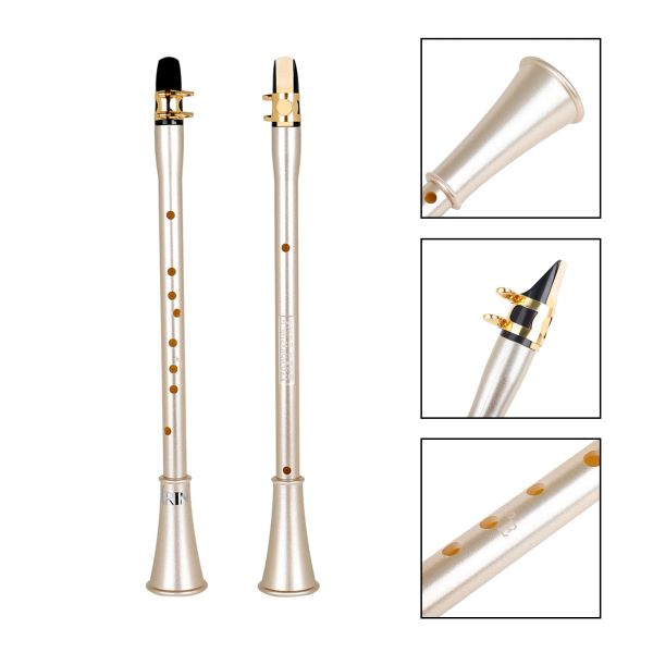 Saxophon -Taschen -Saxophon -Kit tragbares Harz Mini Saxo Altoxophon mit Tragetasche Fingerchart für Anfänger Woodwind Instrument